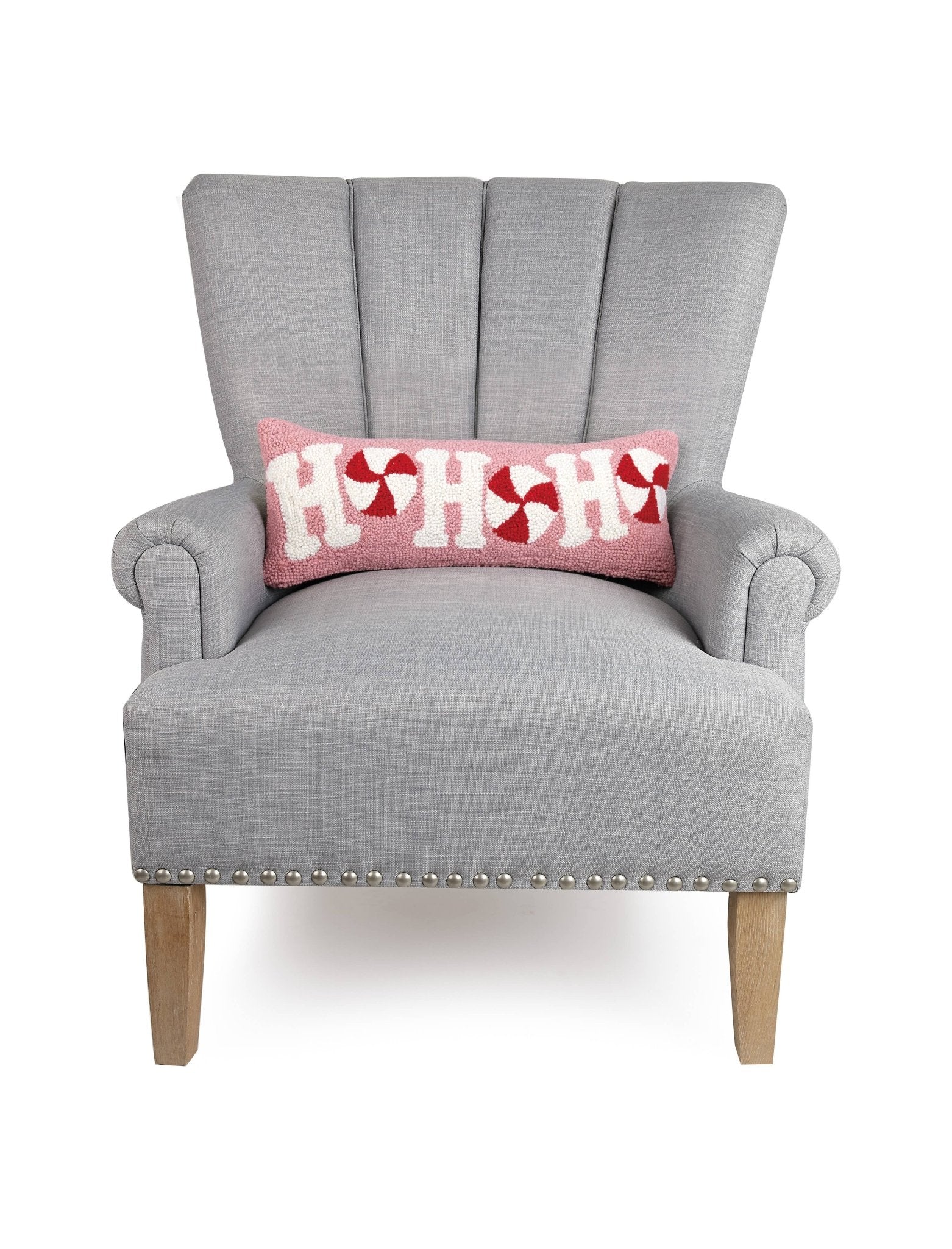 Candycane Hohoho Hook Pillow - Bria Blair Creative