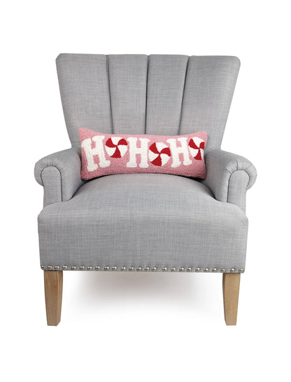 Candycane Hohoho Hook Pillow - Bria Blair Creative