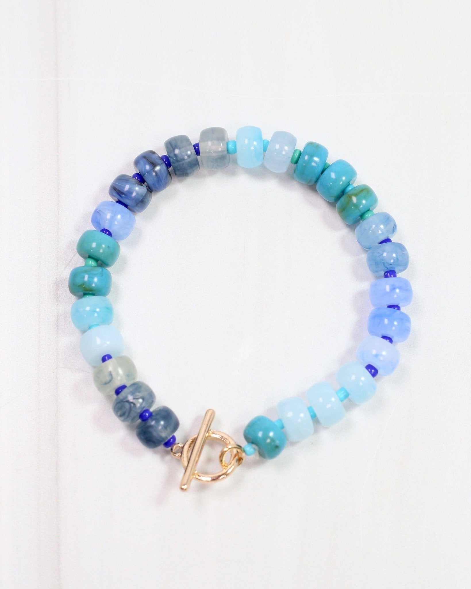 Cape San Blas Beaded Bracelet Turquoise: Default - Bria Blair Creative