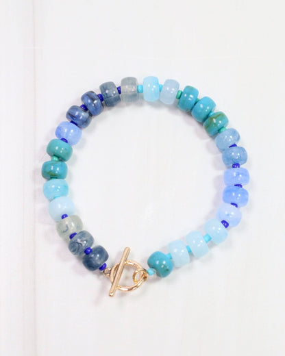 Cape San Blas Beaded Bracelet Turquoise: Default - Bria Blair Creative