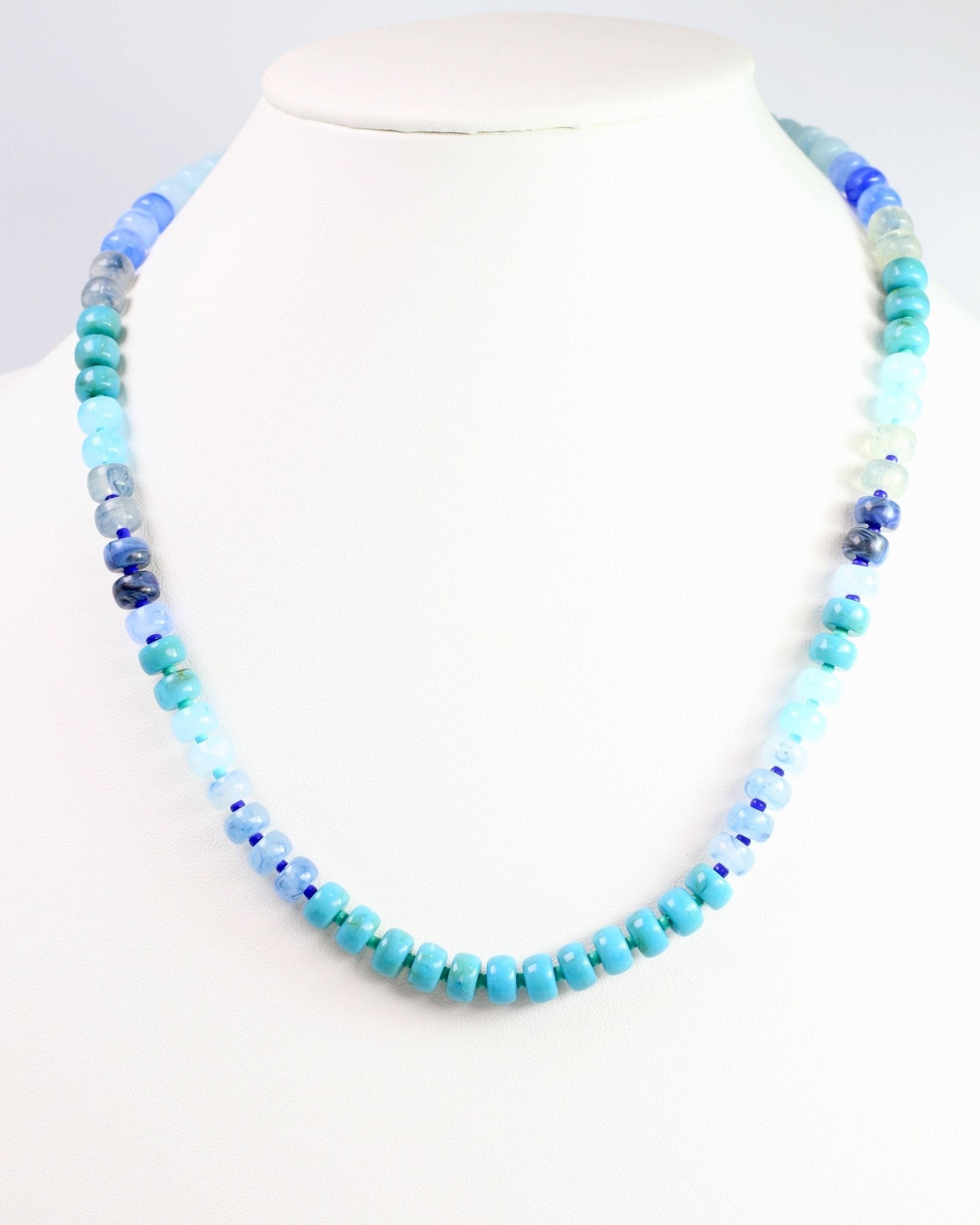 Cape San Blas Beaded Necklace Turquoise: Default - Bria Blair Creative