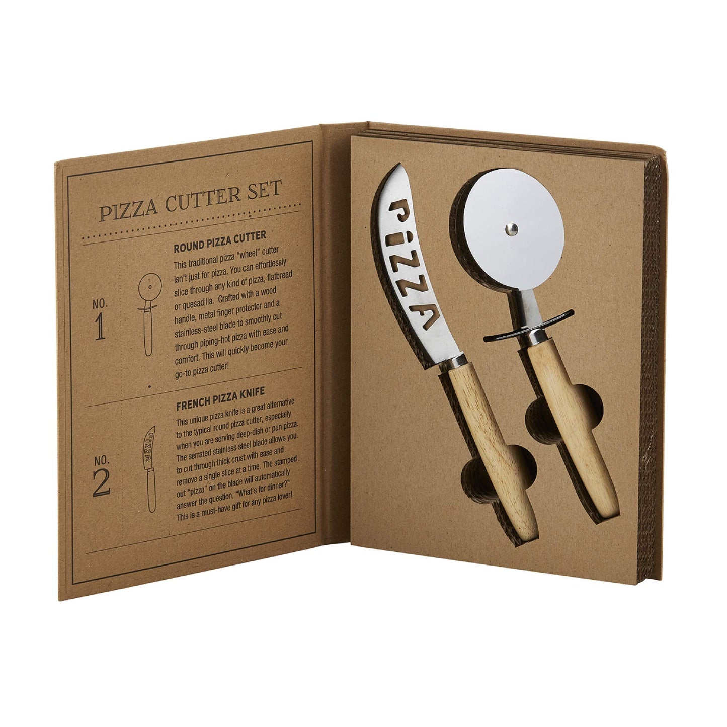Cardboard Book - Pizza Cutter - Bria Blair Creative