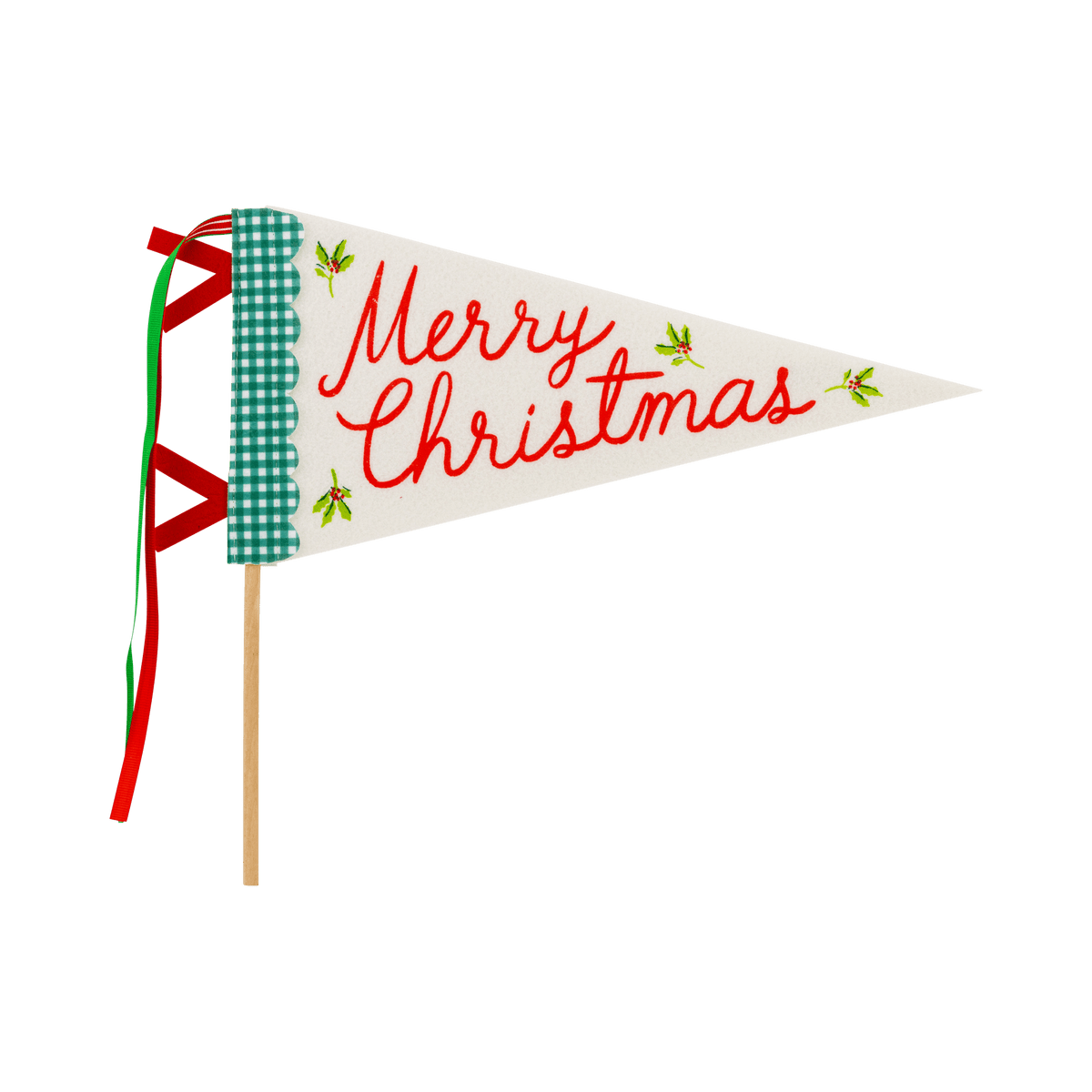 CCH1315 - Merry Christmas Felt Pennant Flag - Bria Blair Creative