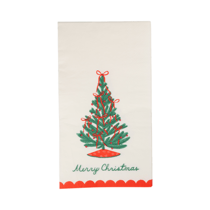 CCH1339 - Merry Christmas Tree Paper Dinner Napkins - Bria Blair Creative
