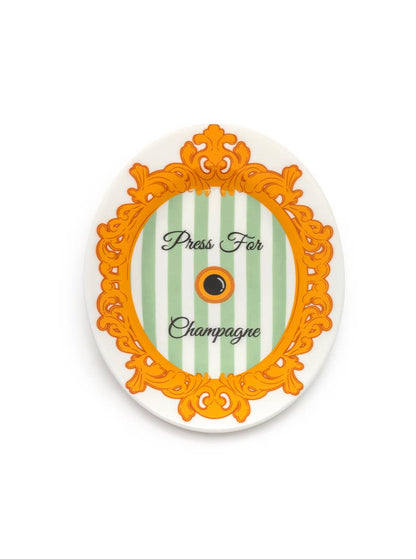 Ceramic Trinket & Jewelry Tray /Dish - "Press for Champagne" - Bria Blair Creative