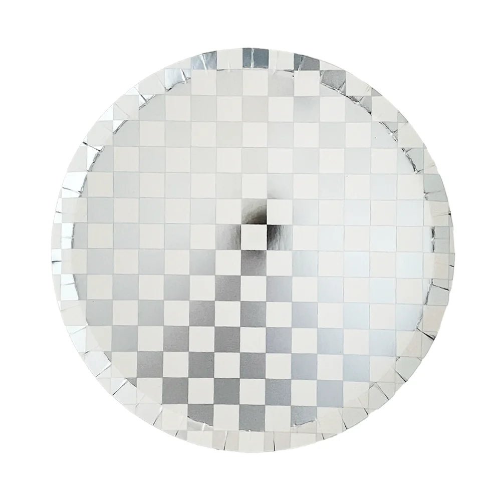 Check It! Dazzling Diamond Dinner Plates - Bria Blair Creative