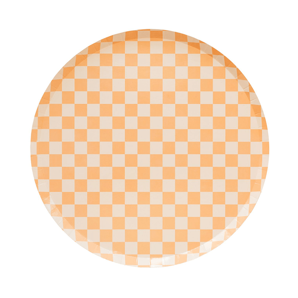 Check It! Dinner Plates - 8 Pk. - 11 Color Options: Cherry Crush - Bria Blair Creative