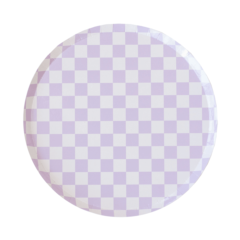 Check It! Dinner Plates - 8 Pk. - 11 Color Options: Tickle Me Pink - Bria Blair Creative