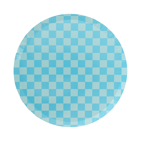 Check It! Dinner Plates - 8 Pk. - Out of the Blue - Bria Blair Creative