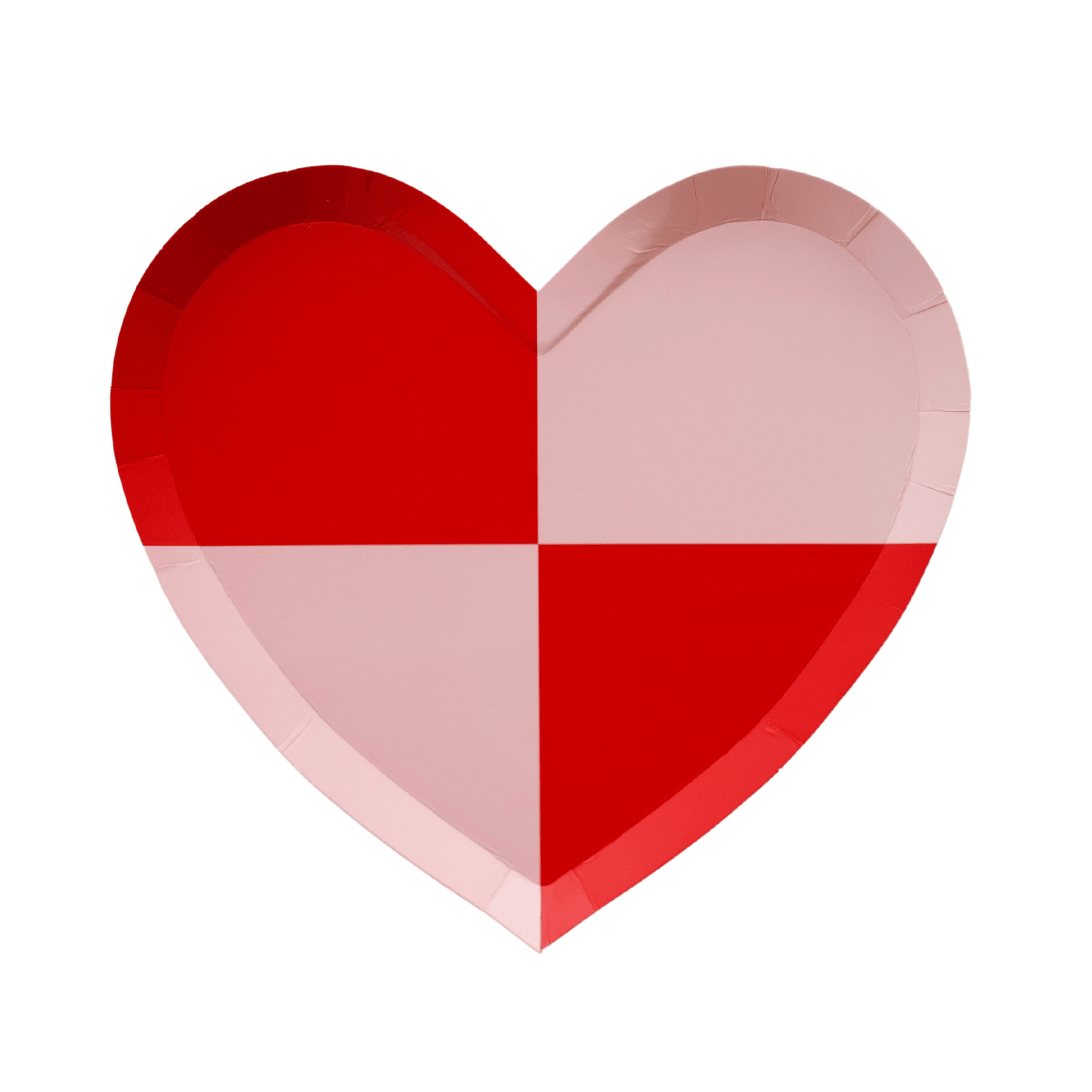 CHECK MATE HEART PLATES - Bria Blair Creative