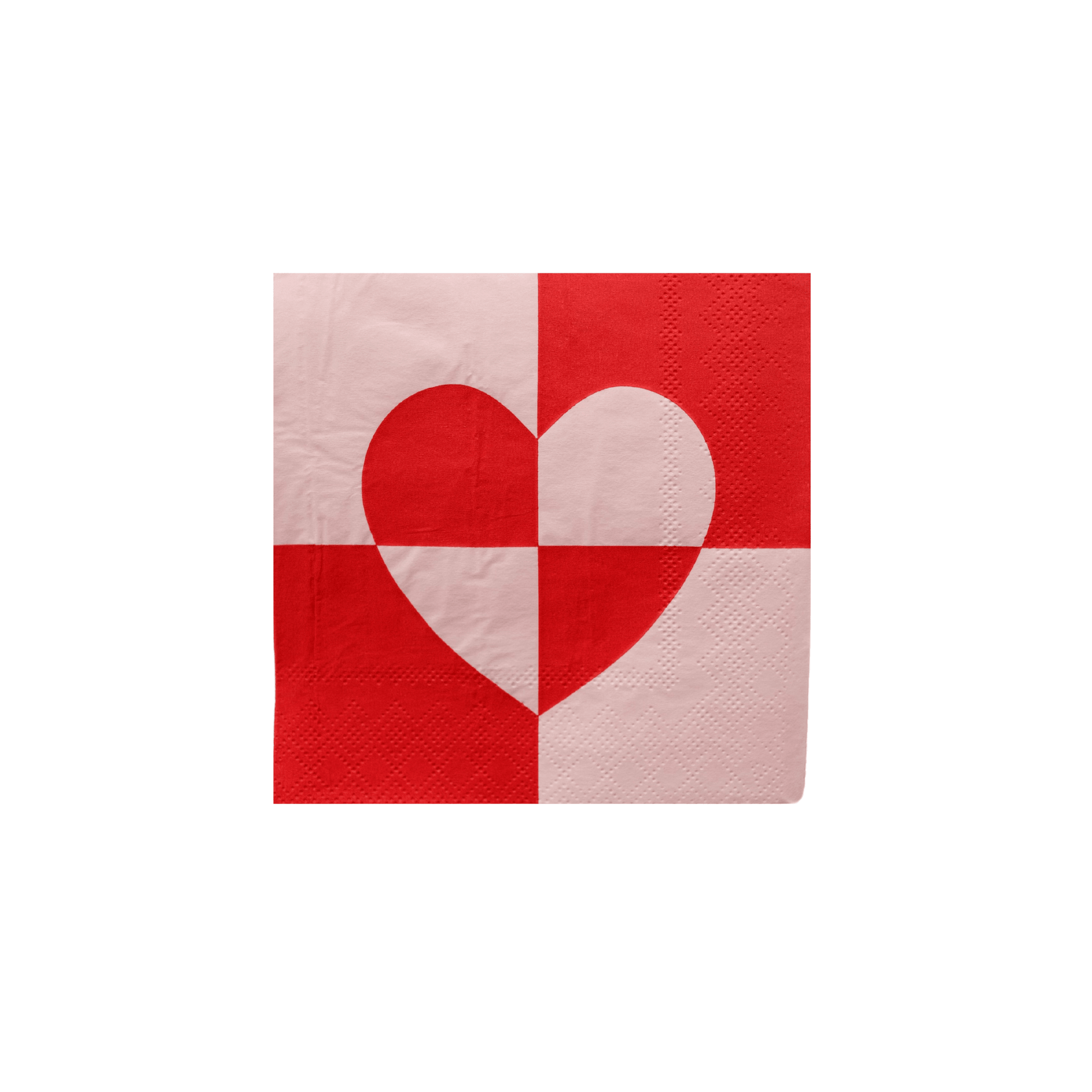 CHECK MATE HEART SMALL NAPKINS - Bria Blair Creative