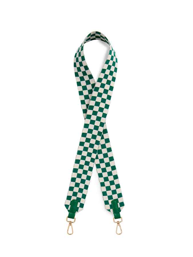 CHECKERED GAME DAY STRAP: BLUE - Bria Blair Creative