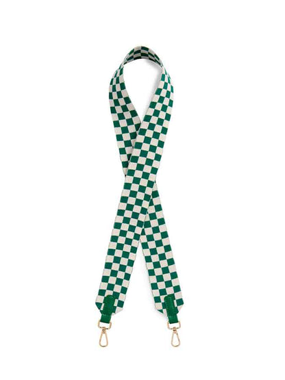 CHECKERED GAME DAY STRAP: BLUE - Bria Blair Creative