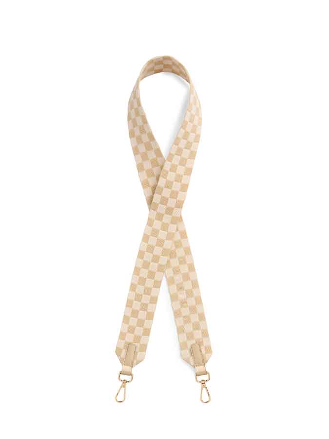 CHECKERED GAME DAY STRAP: BLUE - Bria Blair Creative