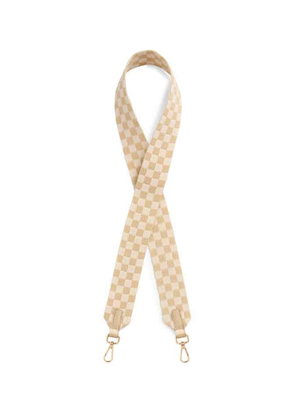 CHECKERED GAME DAY STRAP: BLUE - Bria Blair Creative