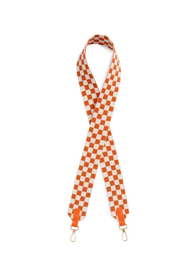 CHECKERED GAME DAY STRAP: BLUE - Bria Blair Creative