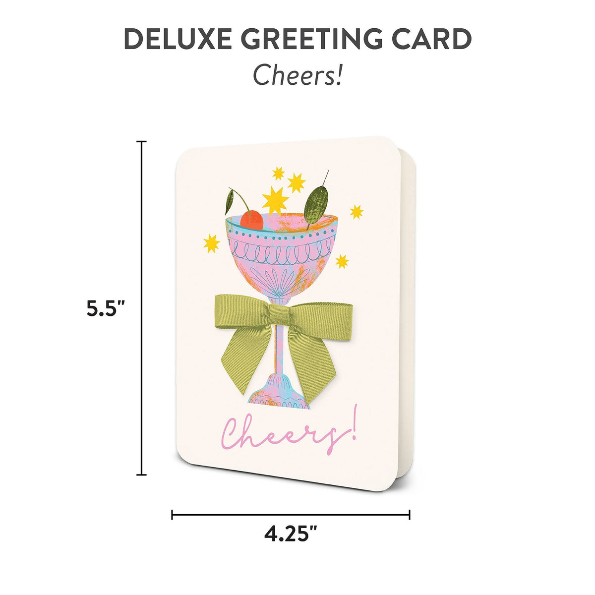 Cheers! Deluxe Greeting Card - Bria Blair Creative