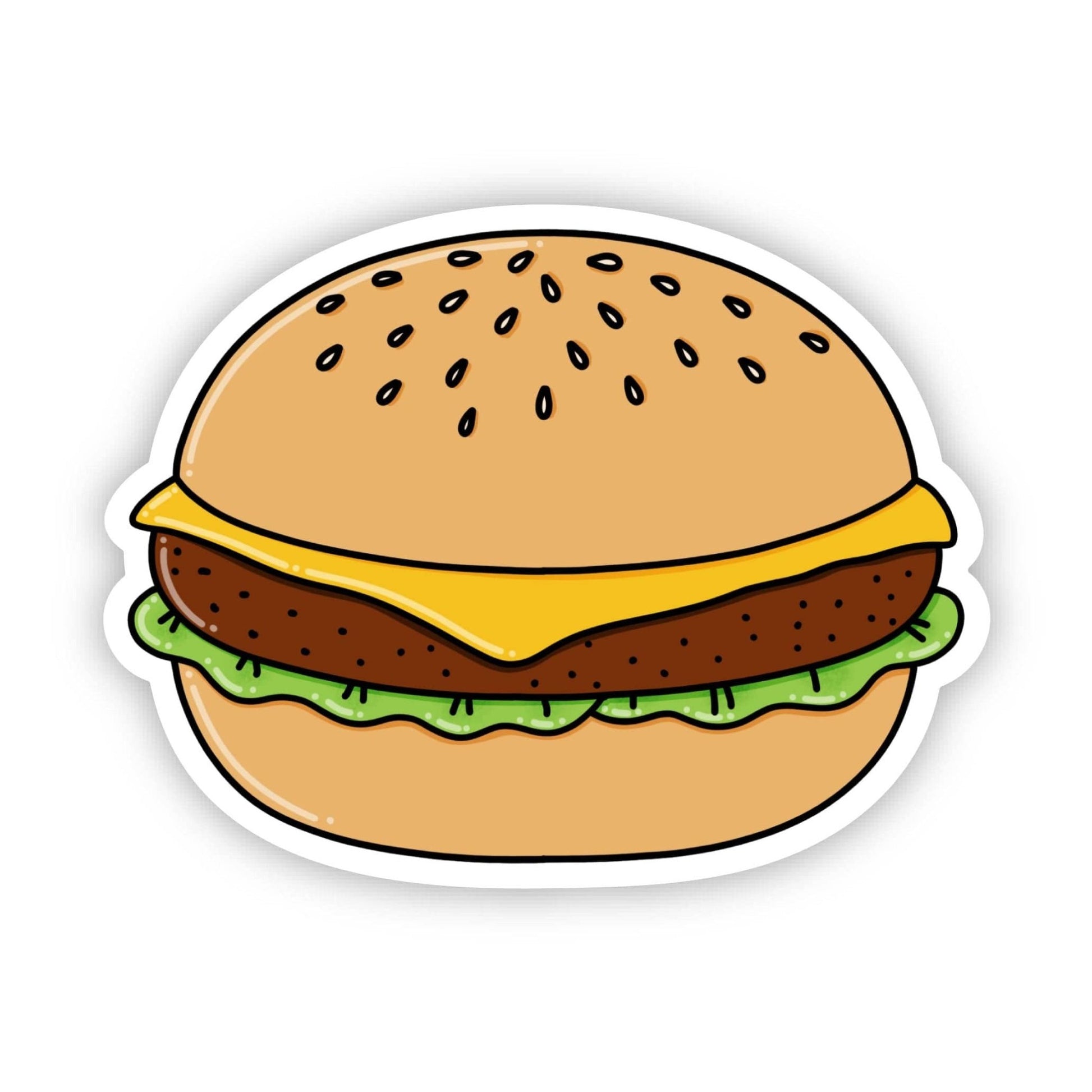 Cheeseburger Sticker - Bria Blair Creative