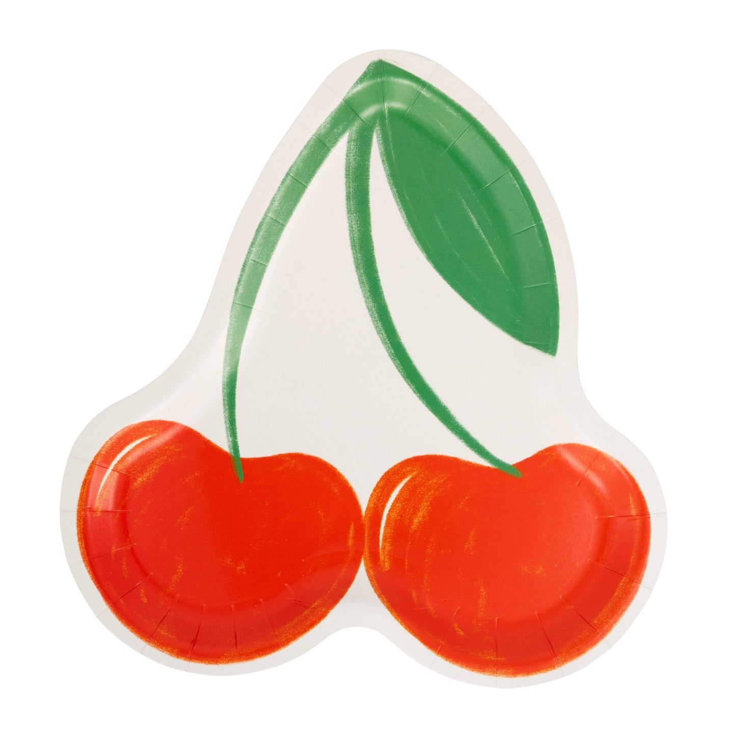 Cherries Shaped Plate - Bria Blair Creative