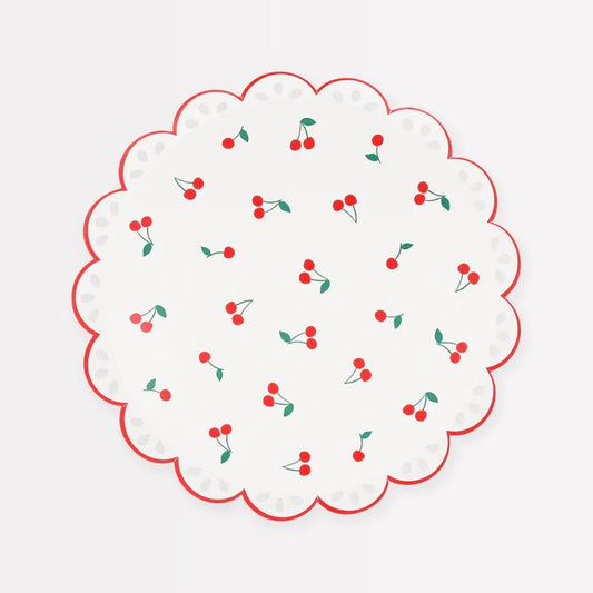 Cherry Dinner Plates x8 - Bria Blair Creative