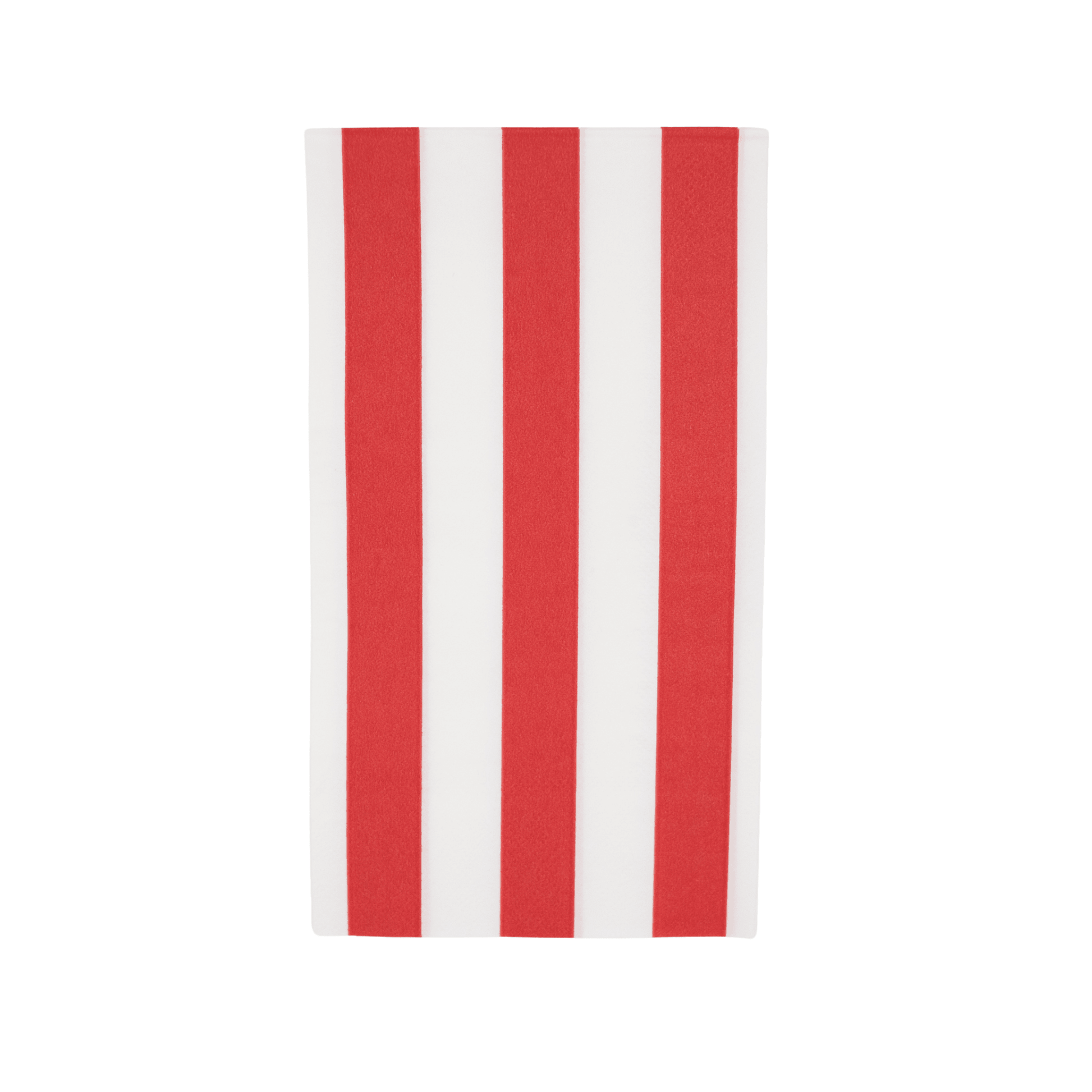 CHERRY RED CABANA STRIPE GUEST TOWELS - Bria Blair Creative