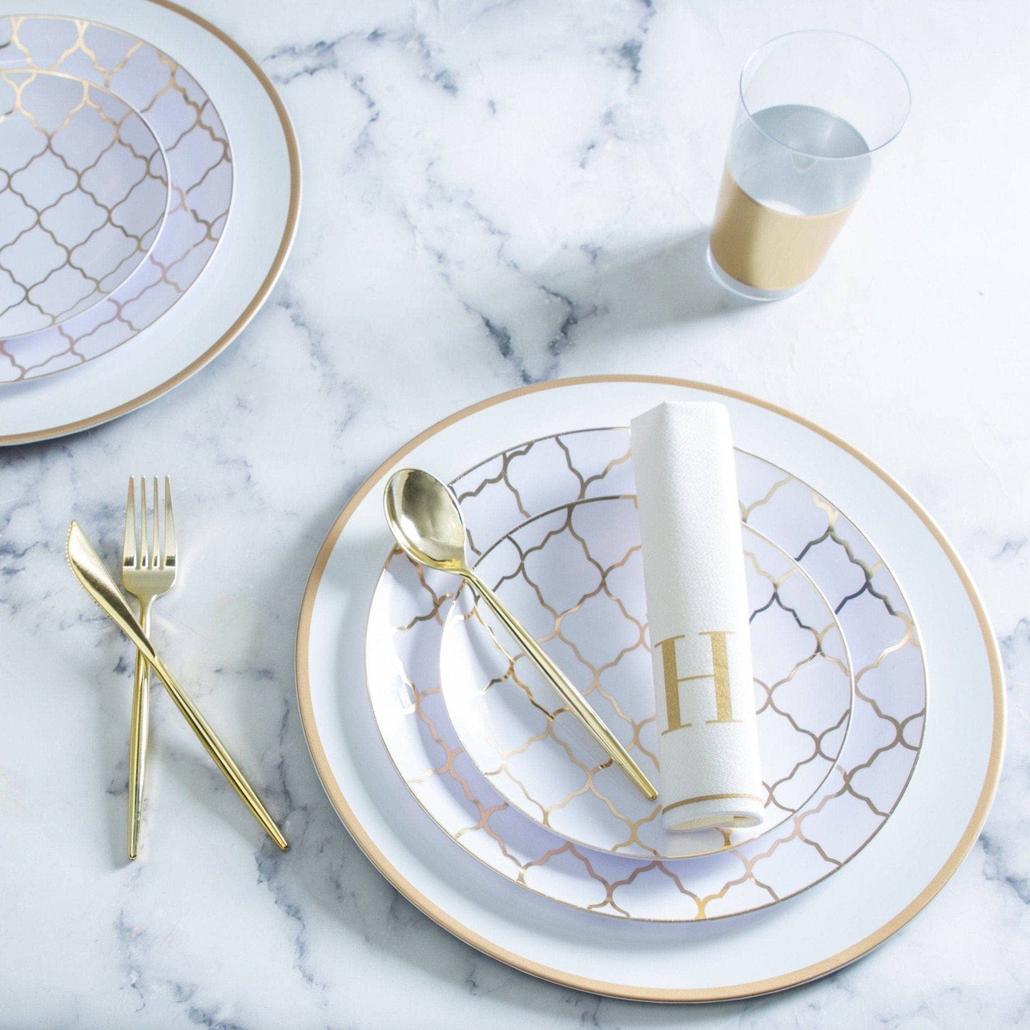 Chic Round Gold Spoons | 20 Pieces - Bria Blair Creative