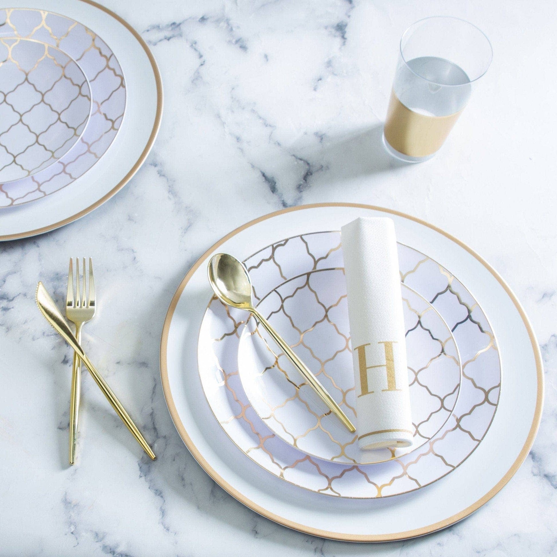 Chic Round Gold Spoons | 20 Pieces - Bria Blair Creative