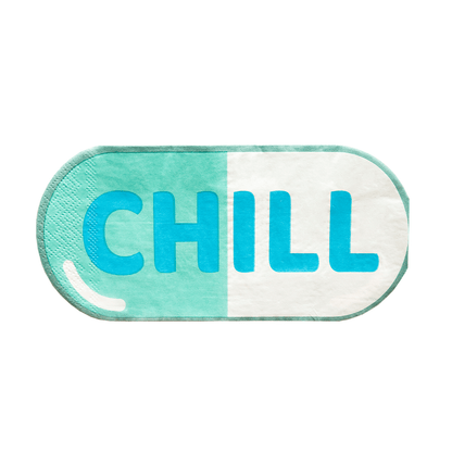 "Chill" Pill Guest Napkins - 16 Pk. - Bria Blair Creative