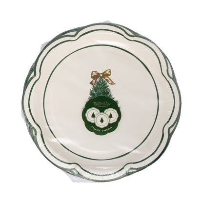 CHL1240 - Green Christmas Tree 9" Dinner Plates - Bria Blair Creative