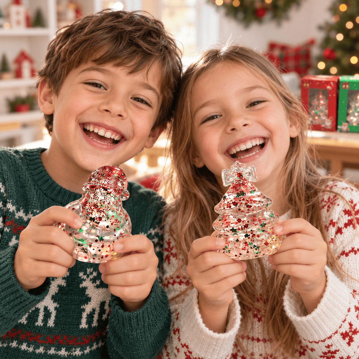 Christmas Glitter Maltose Sugar Squishy - Bria Blair Creative