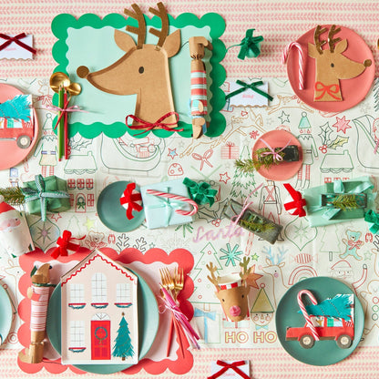 Christmas Paper Placemats - Bria Blair Creative
