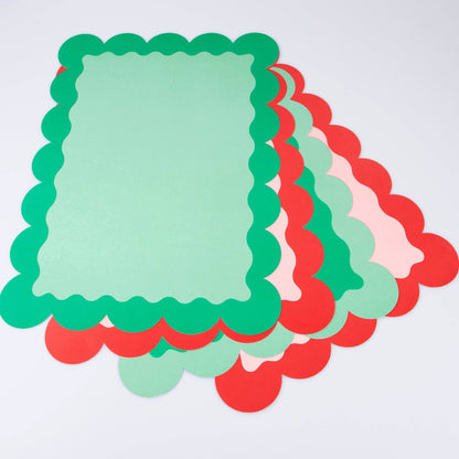 Christmas Paper Placemats - Bria Blair Creative