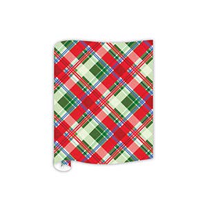 Christmas Plaid Table Runner - Bria Blair Creative