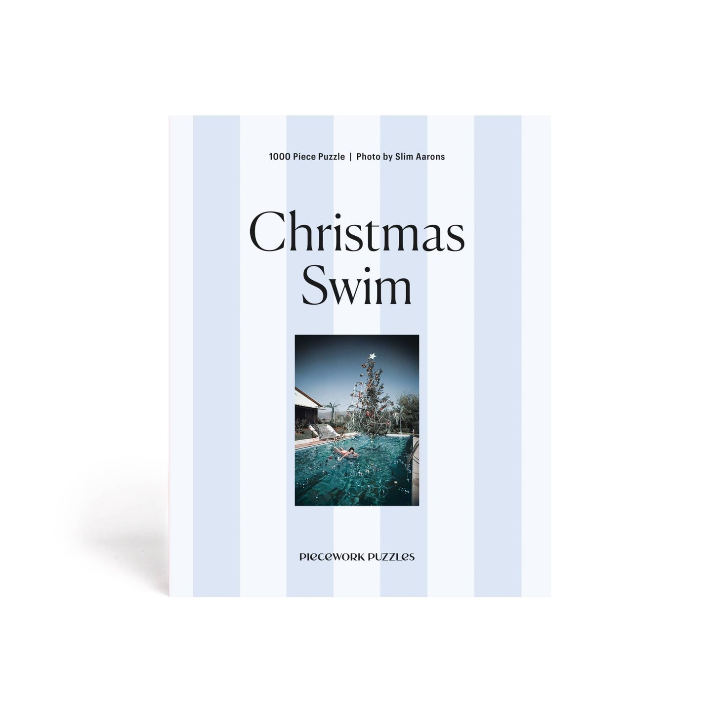 Christmas Swim - Slim Aarons Collab - 1000 Piece Puzzle - Bria Blair Creative