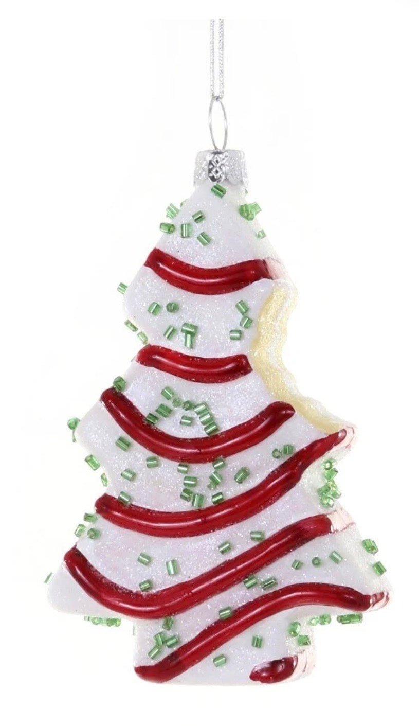 Christmas Tree Cake with Bite Ornament - Bria Blair Creative