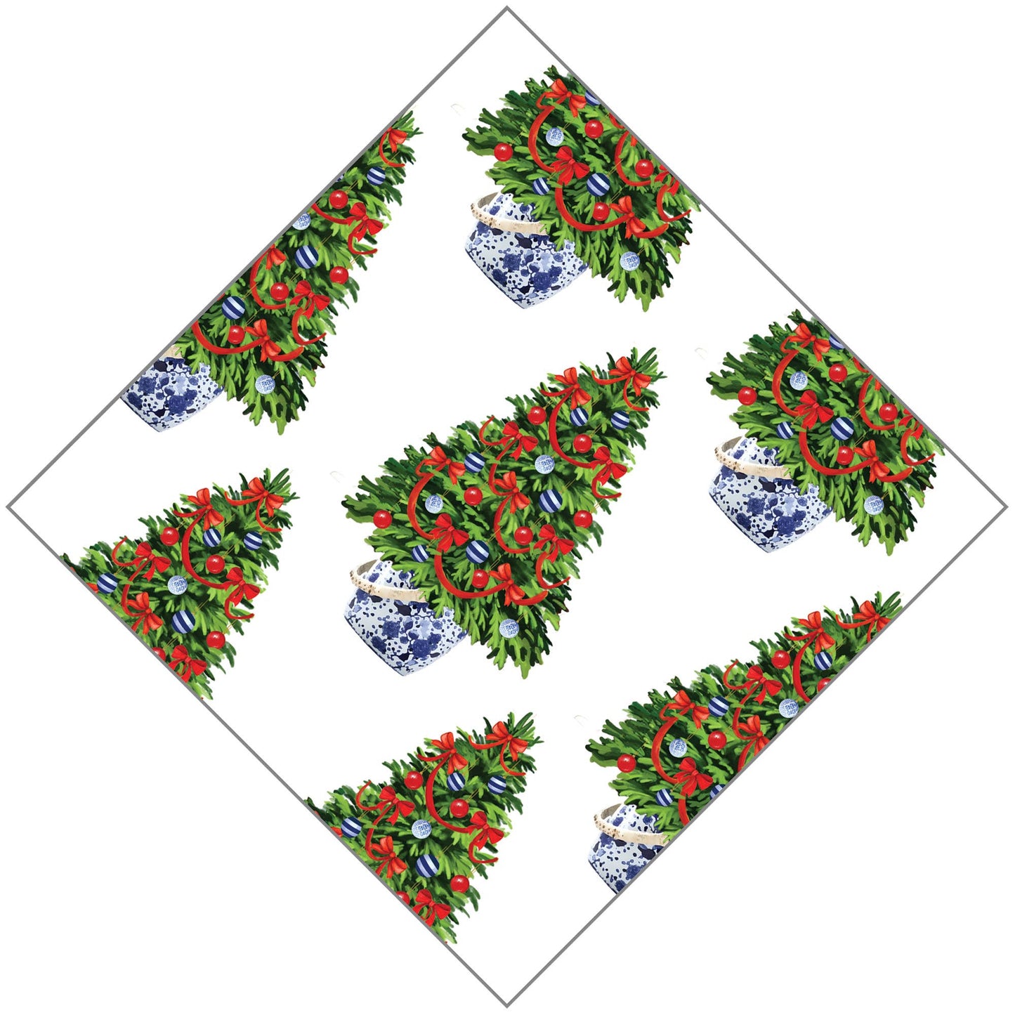 Christmas Trees Cocktail Napkins | Pack of 20 - Bria Blair Creative