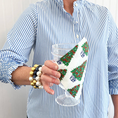 Christmas Trees Cocktail Napkins | Pack of 20 - Bria Blair Creative