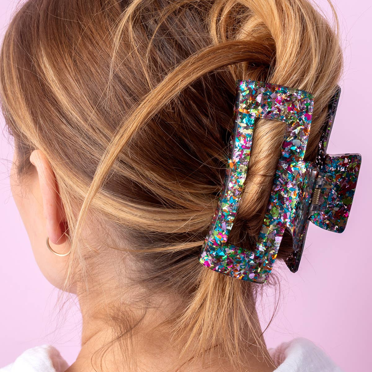 Claw Hair Clip - Colorful Confetti - Bria Blair Creative