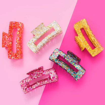 Claw Hair Clip - Colorful Confetti - Bria Blair Creative