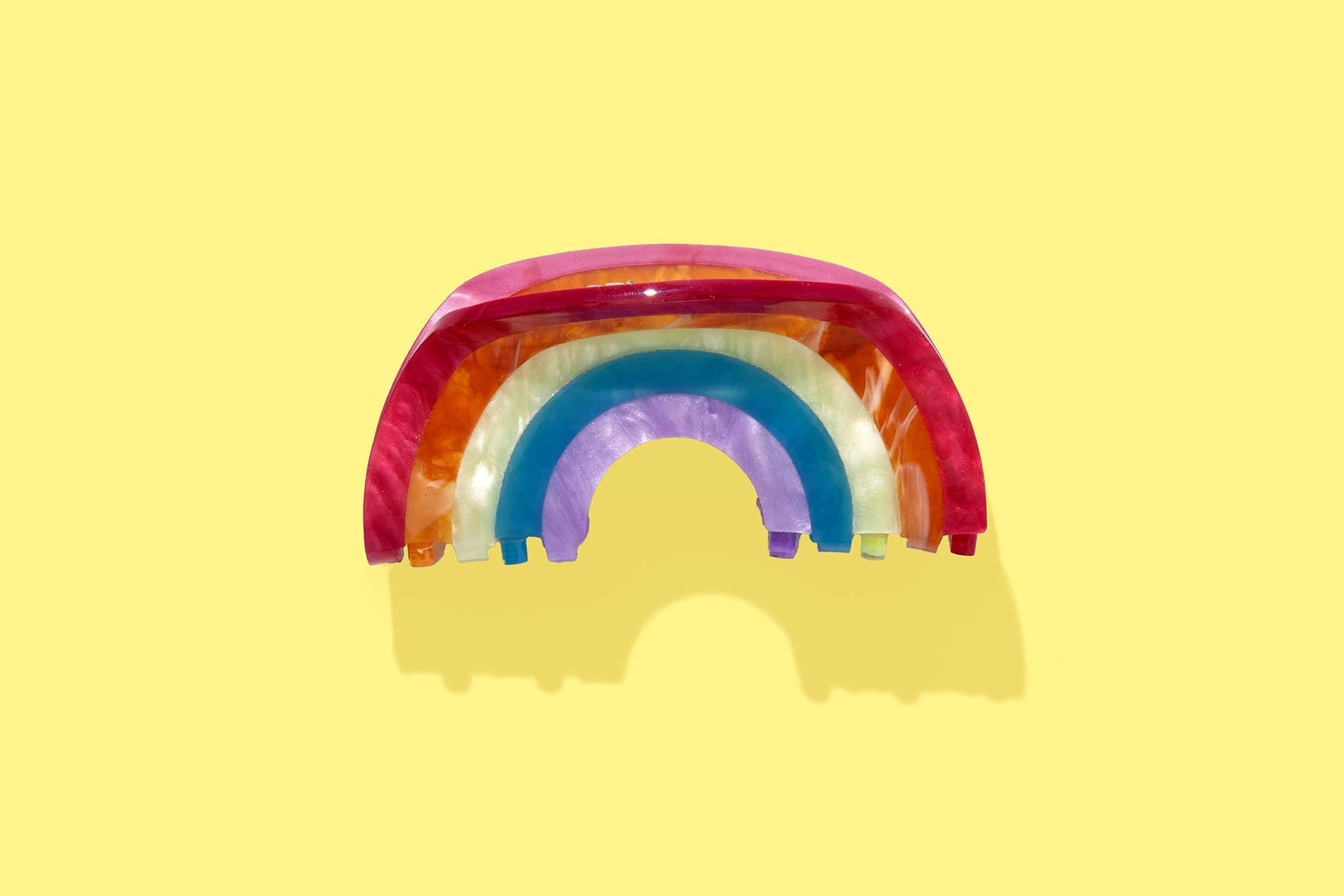 Claw Hair Clip - Rainbow - Bria Blair Creative
