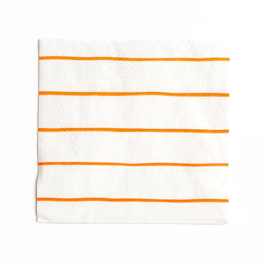 Clementine Frenchie Striped Large Napkins - Bria Blair Creative