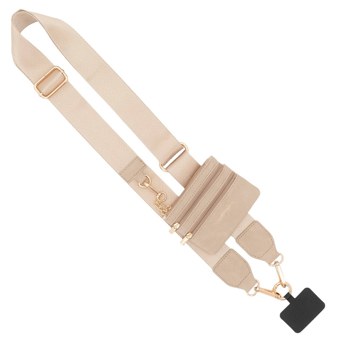Clip & Go Phone Lanyard with Wallet - Neutral Collection: Cream - Bria Blair Creative