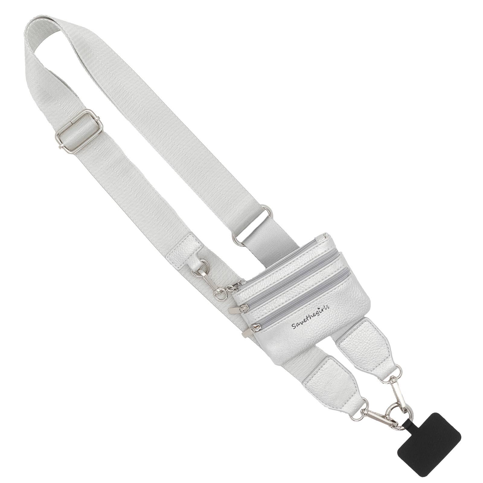 Clip & Go Phone Lanyard with Wallet - Neutral Collection: Cream - Bria Blair Creative