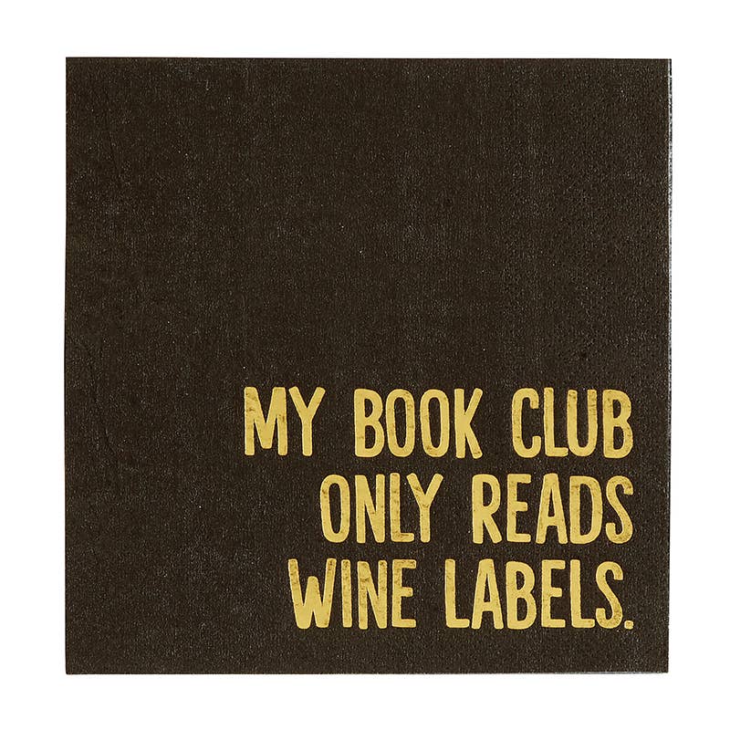 Cocktail Napkin - Book Club - Bria Blair Creative