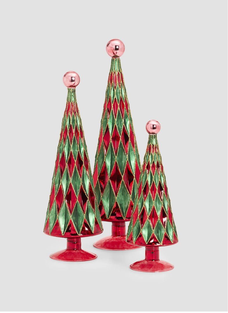 Cody Foster Mid century Diamond Tree-Small-Scarlet - Bria Blair Creative