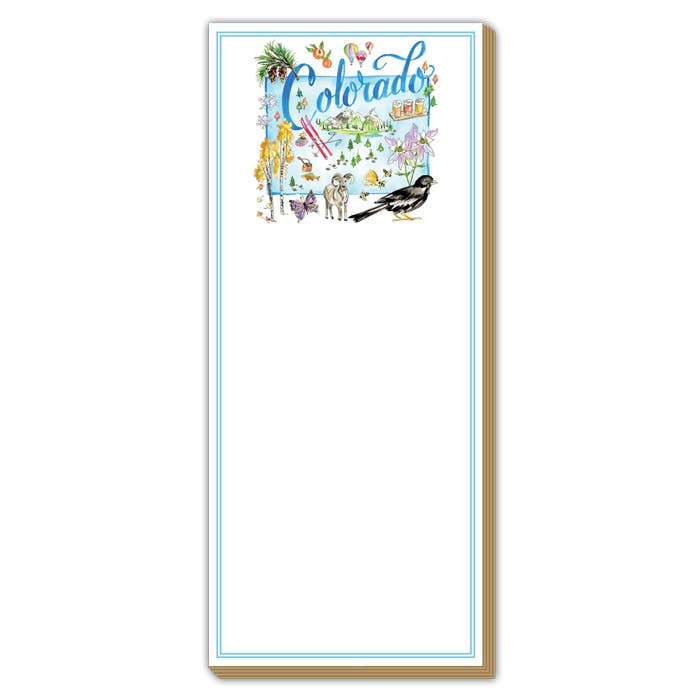 Colorado Handpainted Icons Luxe Skinny Pad - Bria Blair Creative