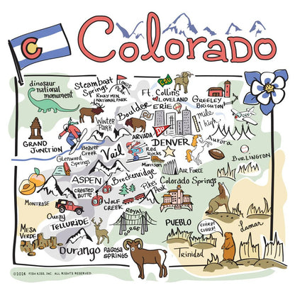 Colorado Iced Cup Coolie - Bria Blair Creative