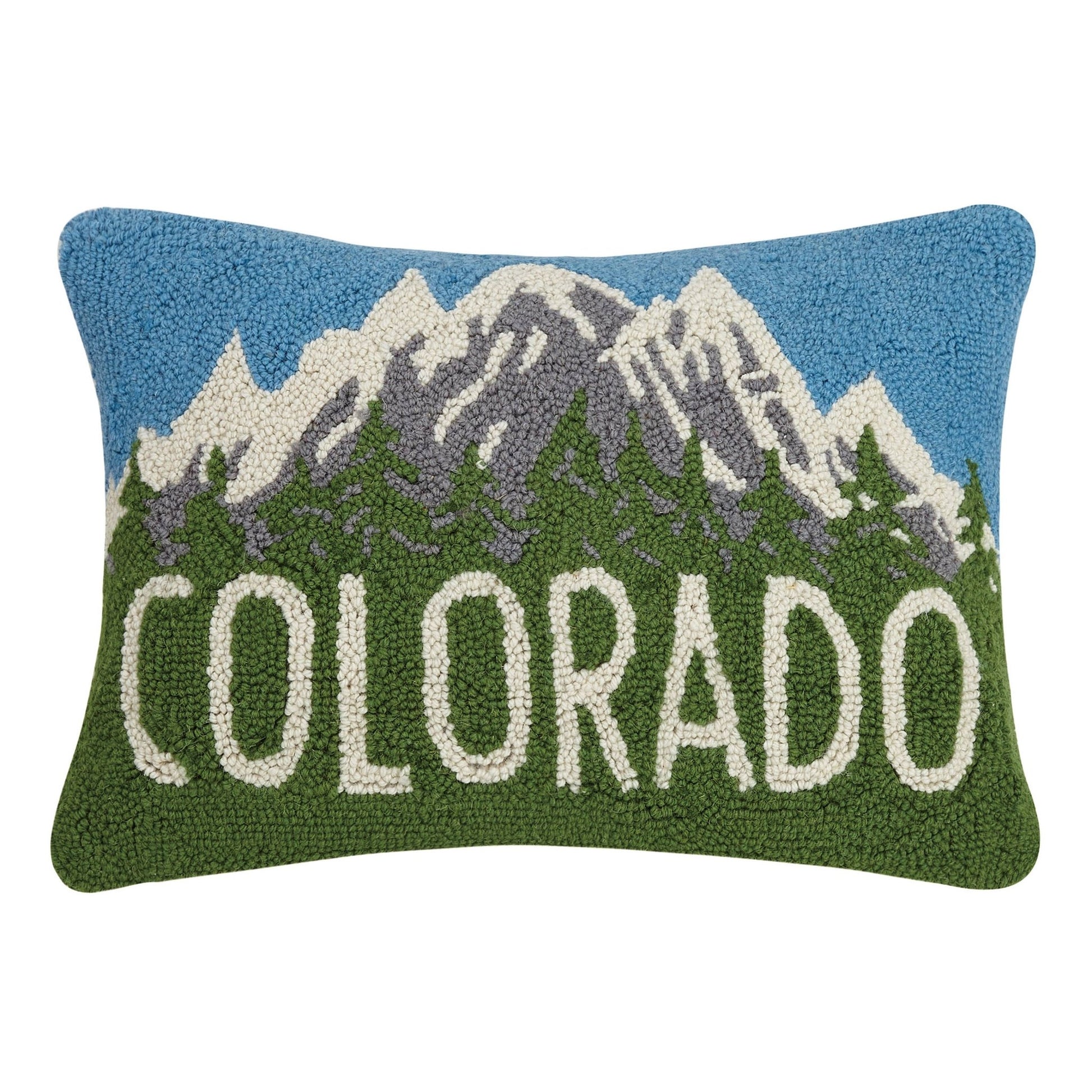 COLORADO MOUNTAINS HOOK PILLOW - Bria Blair Creative