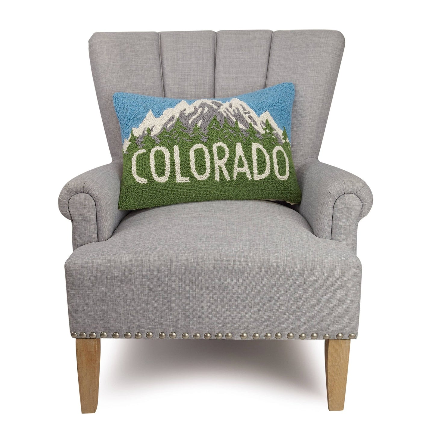 COLORADO MOUNTAINS HOOK PILLOW - Bria Blair Creative
