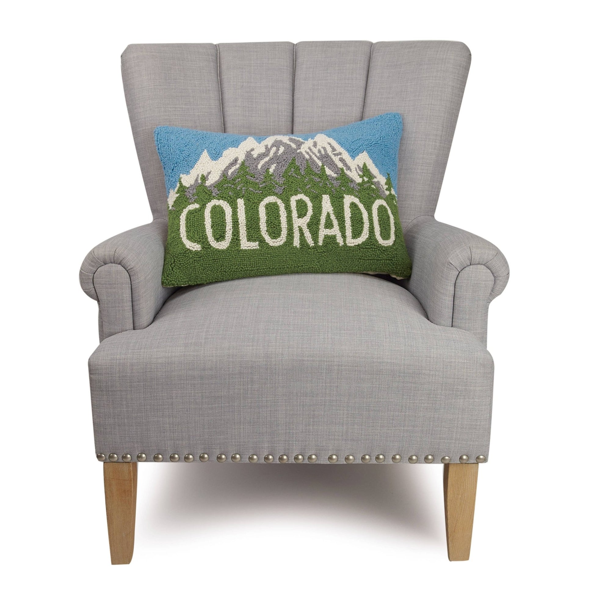 COLORADO MOUNTAINS HOOK PILLOW - Bria Blair Creative